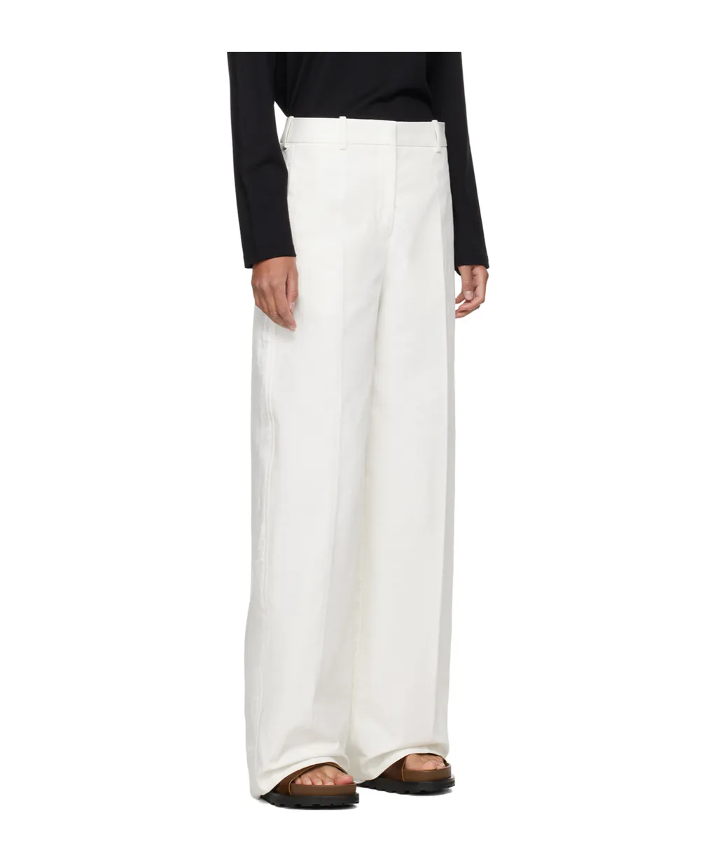 Laminated Belt Loop Casual Pants