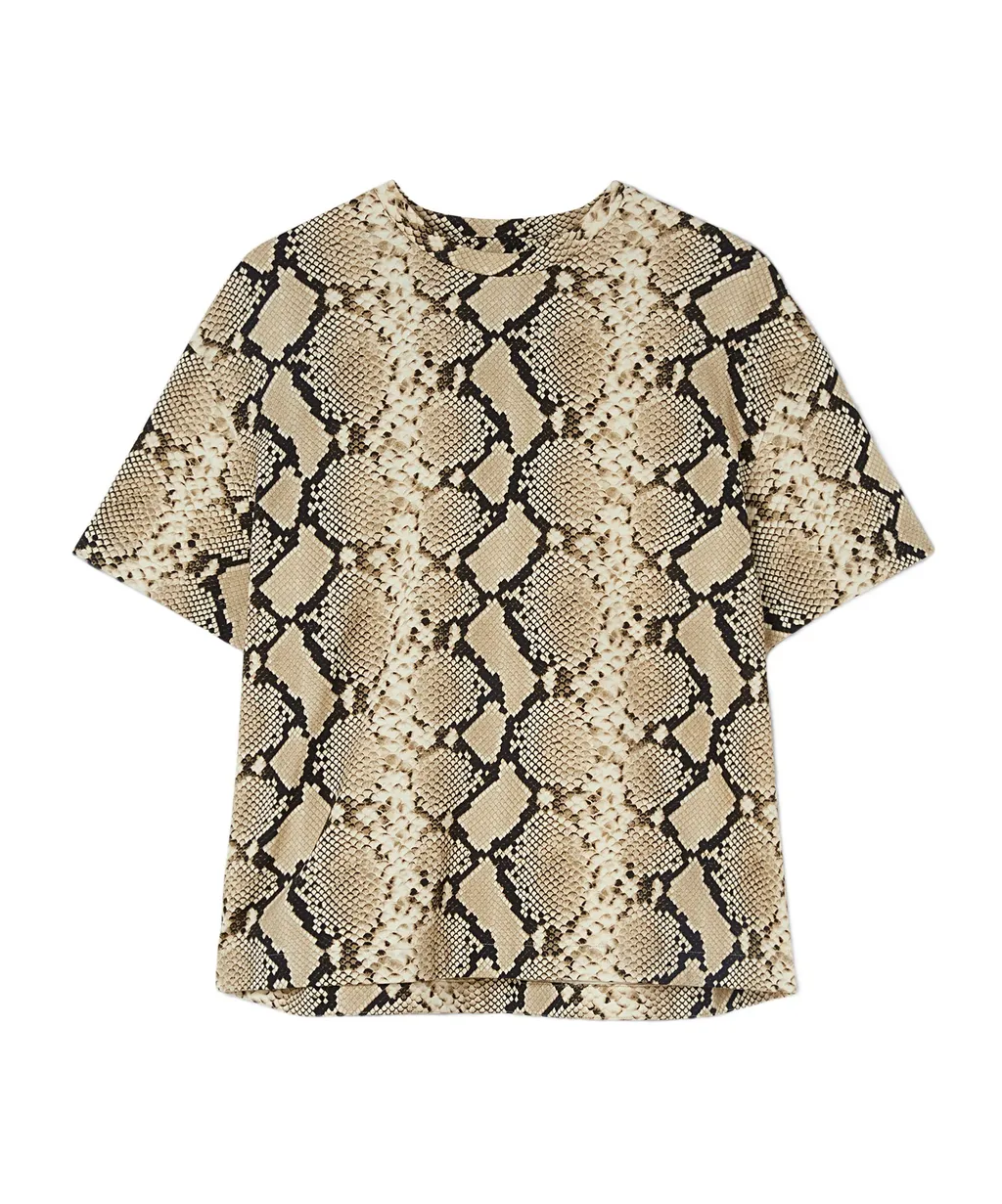 Python Printed Crewneck T-Shirt