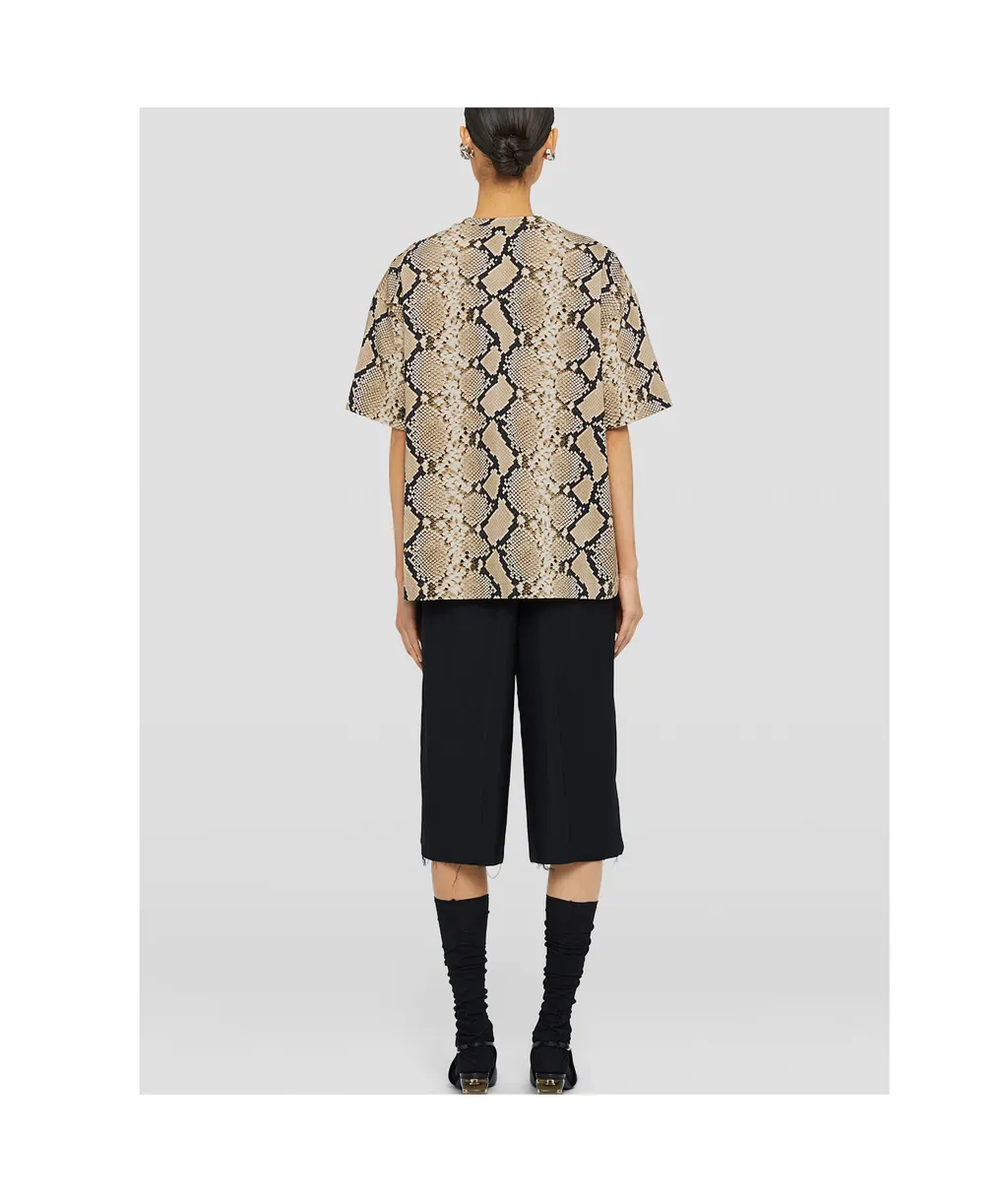 Python Printed Crewneck T-Shirt