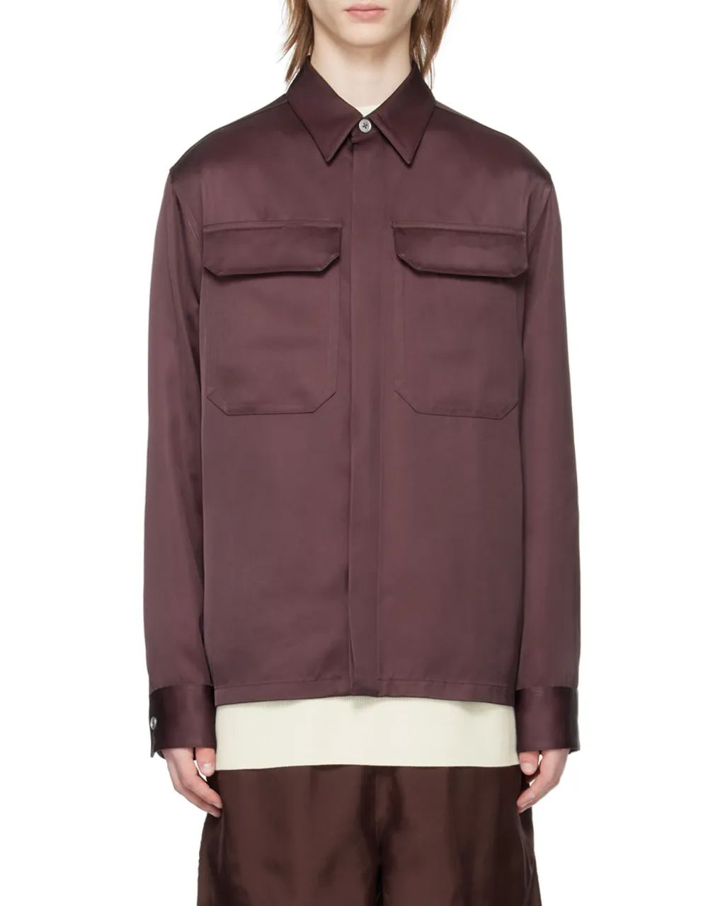 Flap Pocket Long-Sleeved Shirt