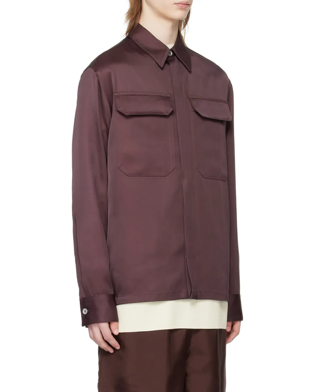 Flap Pocket Long-Sleeved Shirt
