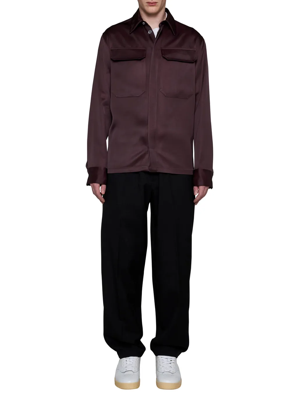 Flap Pocket Long-Sleeved Shirt