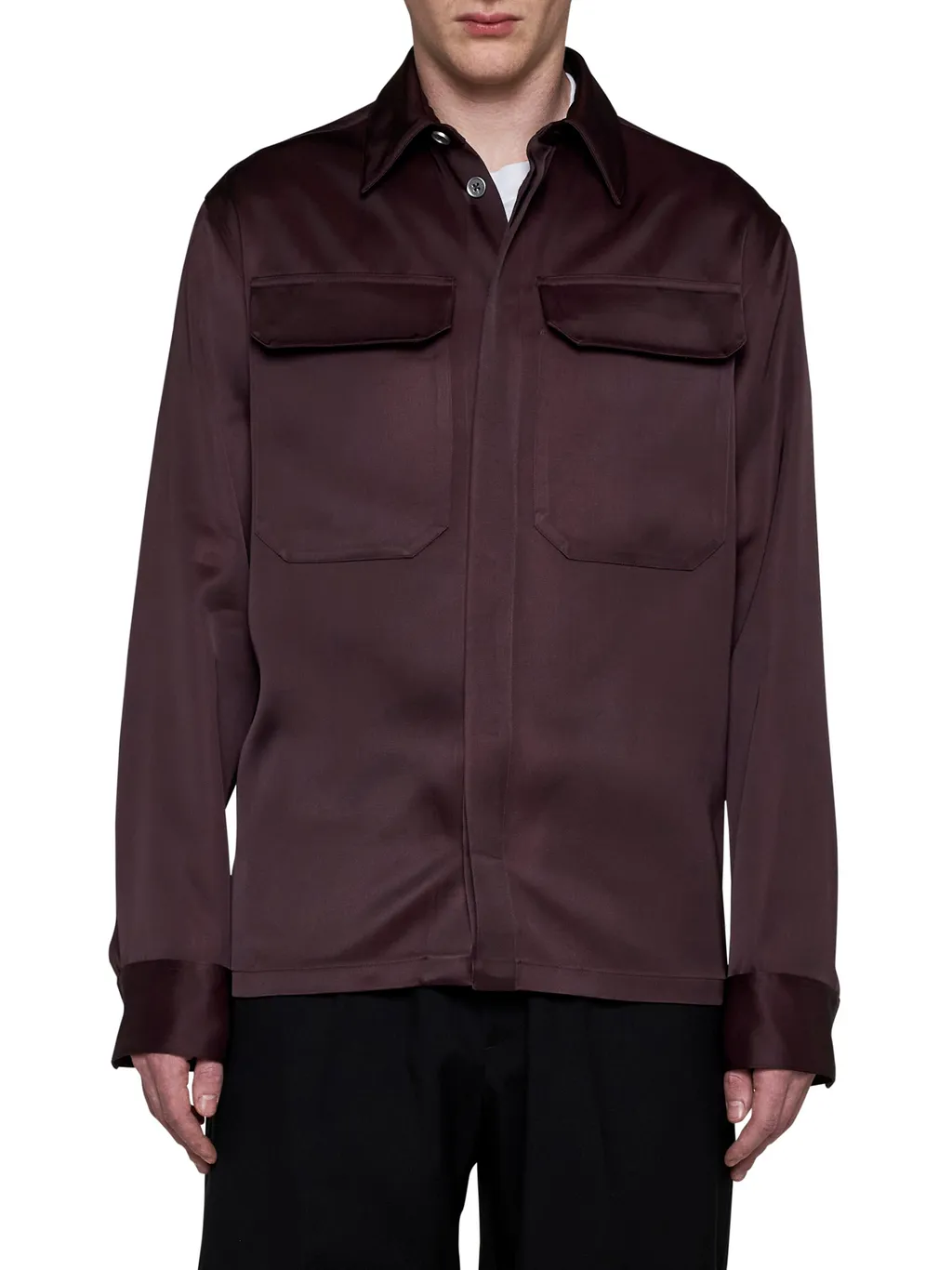 Flap Pocket Long-Sleeved Shirt