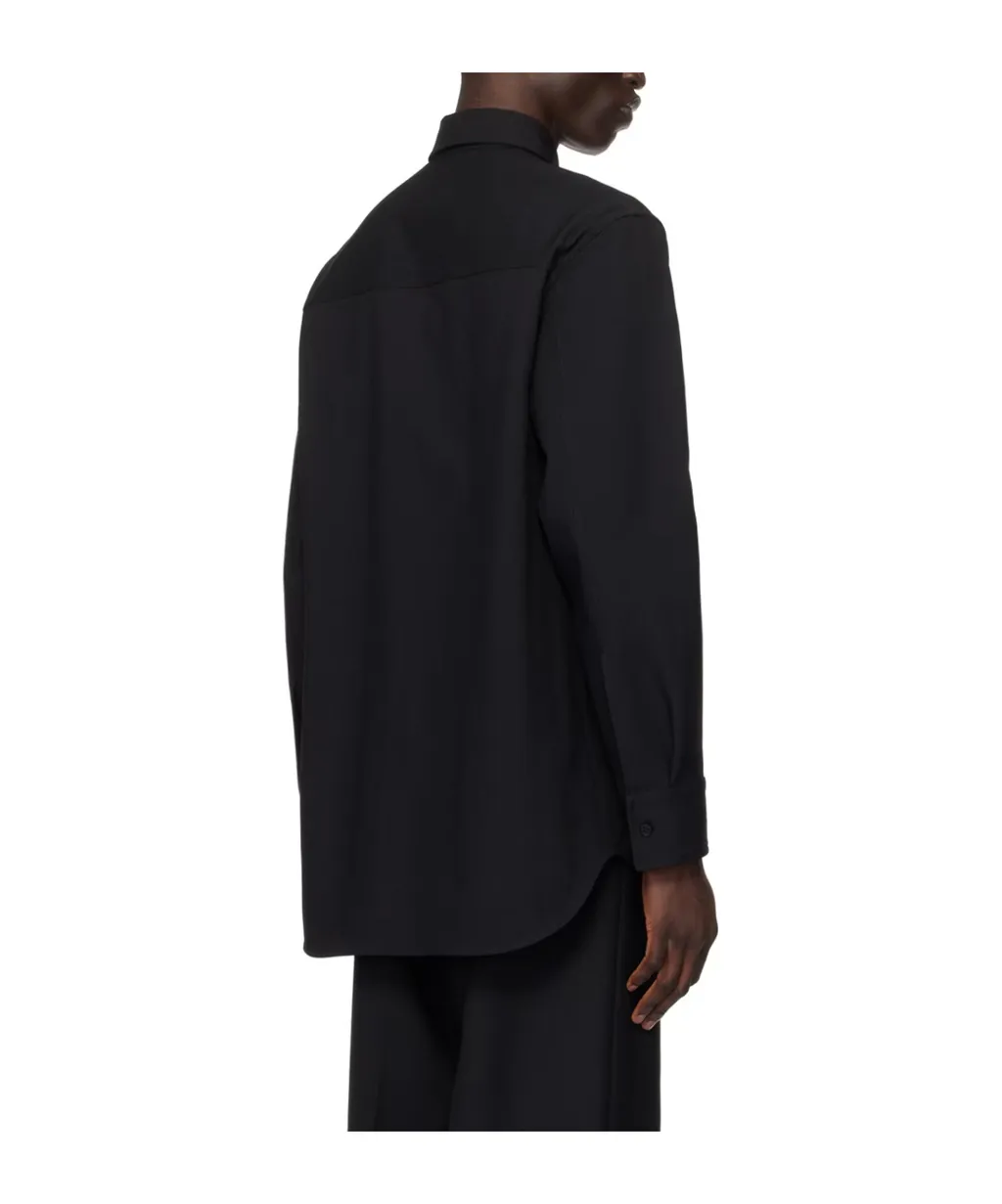 Lapel Long-Sleeved Shirt
