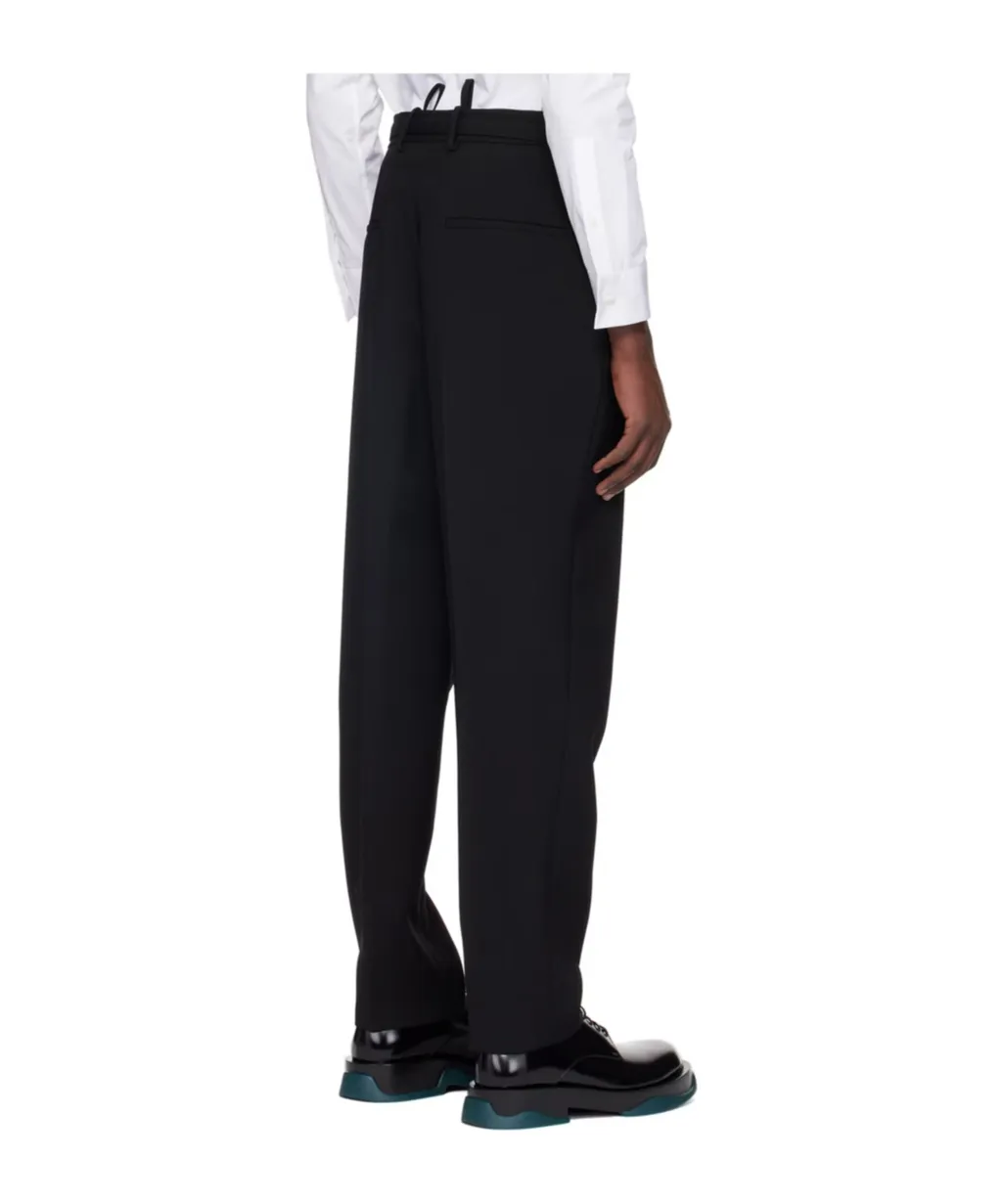 Belted Tailored Trousers