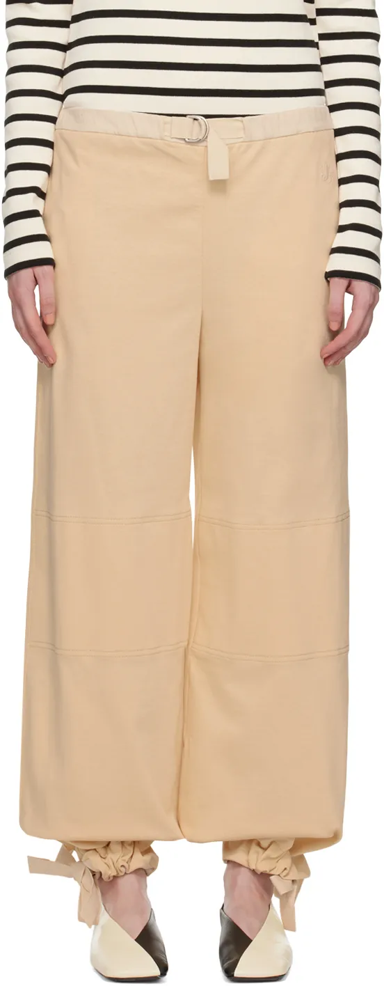 Two-Pocket Belted Casual Pants