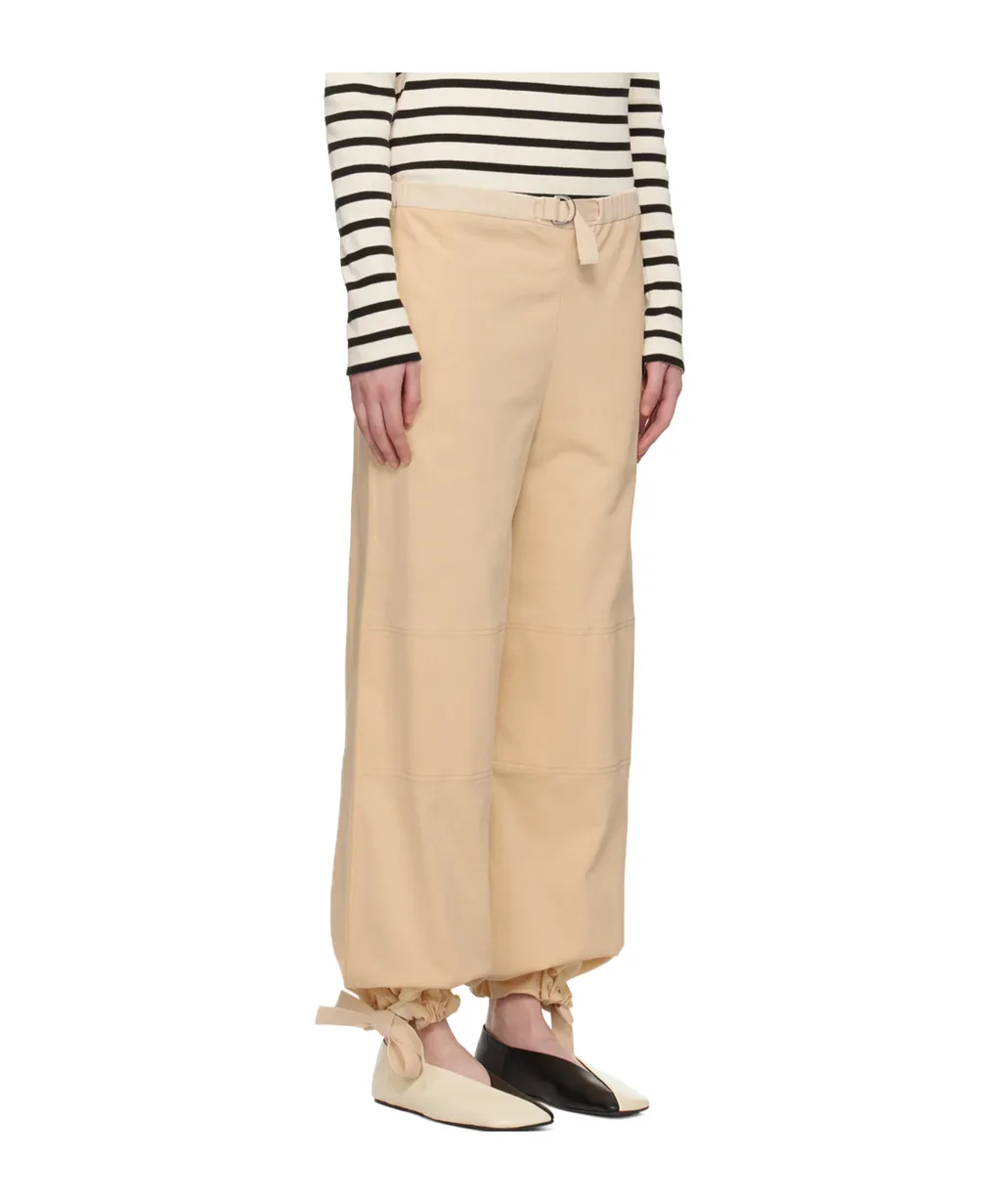 Two-Pocket Belted Casual Pants