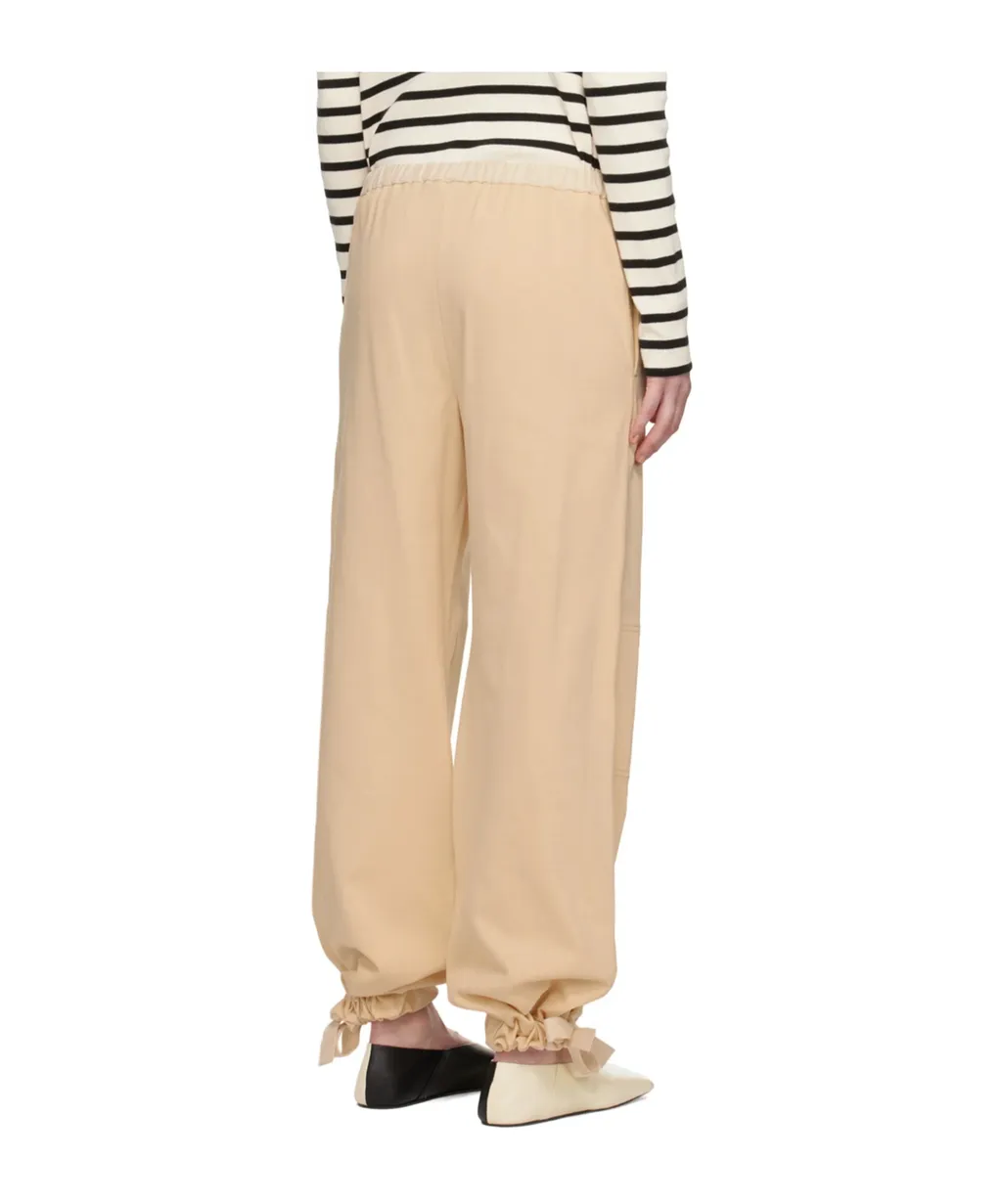 Two-Pocket Belted Casual Pants