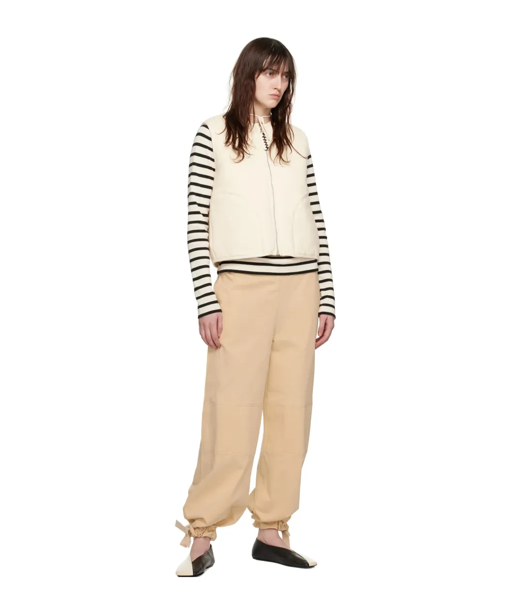 Two-Pocket Belted Casual Pants