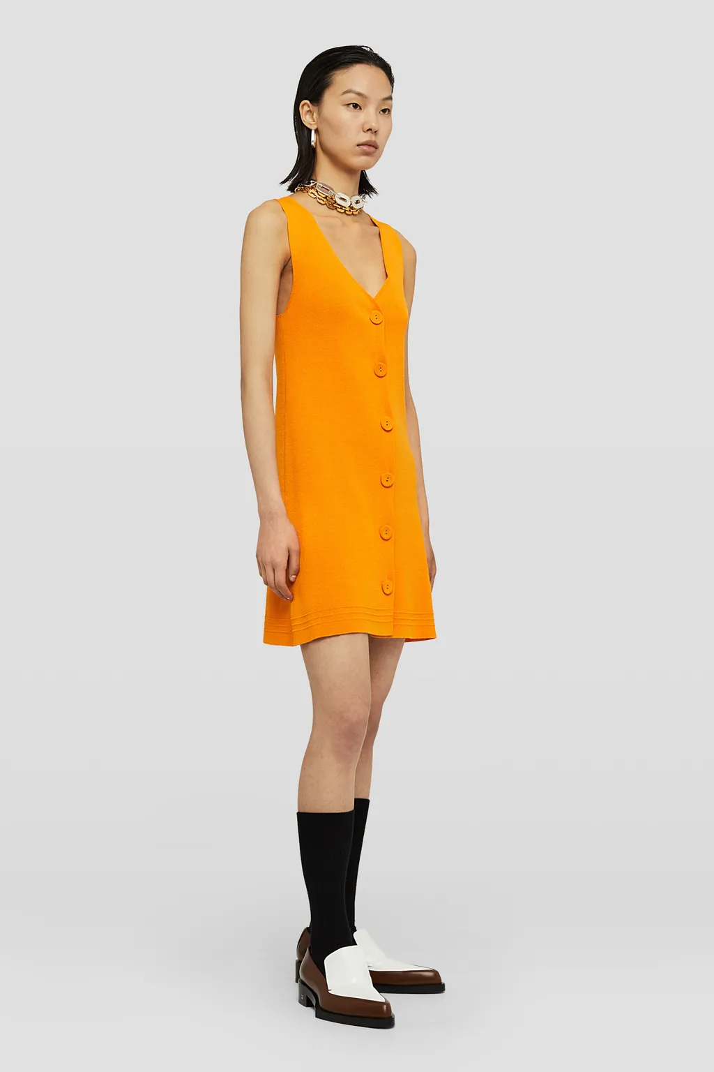 Sleeveless Knitted Mini Dress