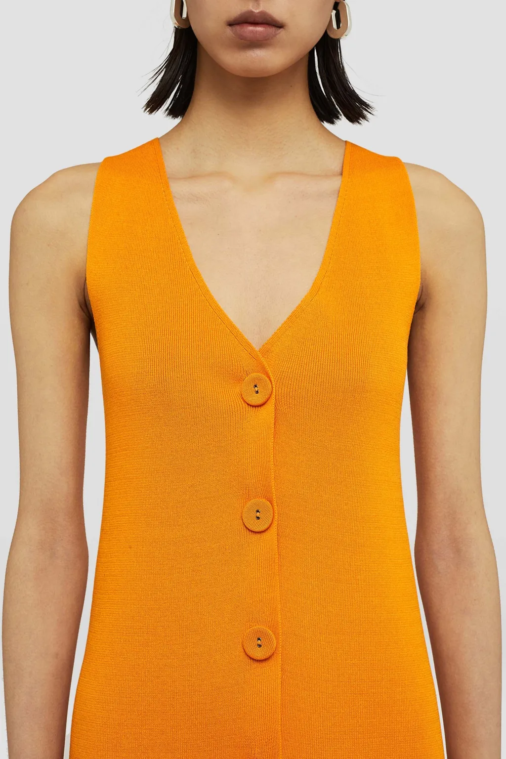Sleeveless Knitted Mini Dress