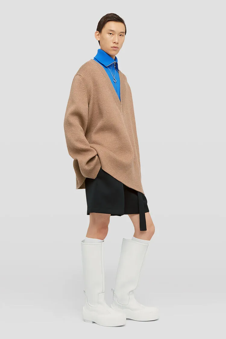 Drop Shoulder Layered Jumper