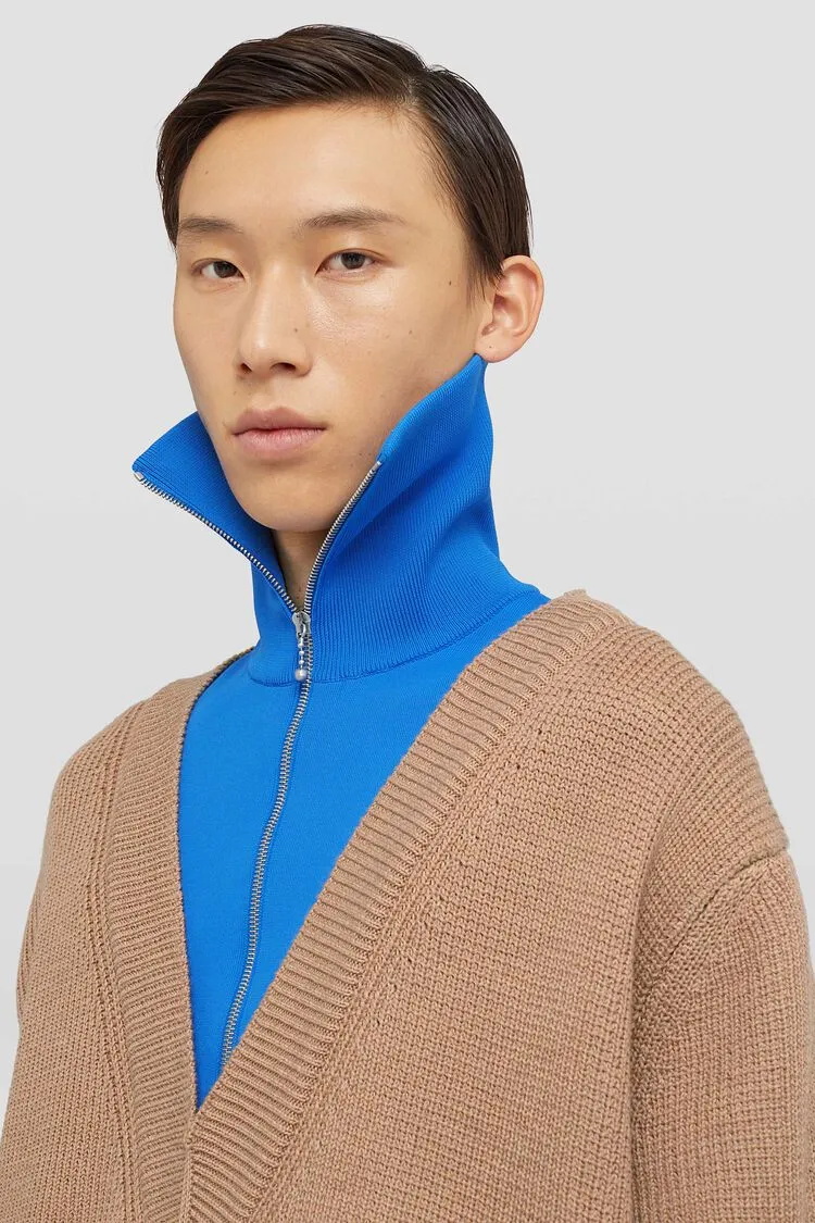 Drop Shoulder Layered Jumper