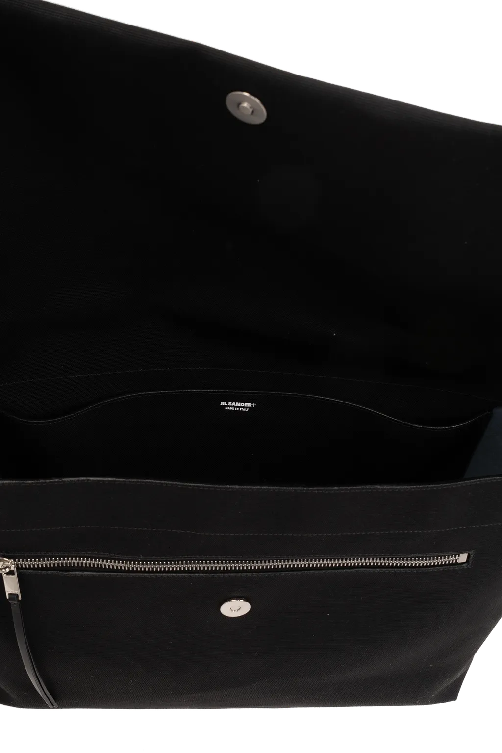 Logo Printed Foldover Shoulder Bag