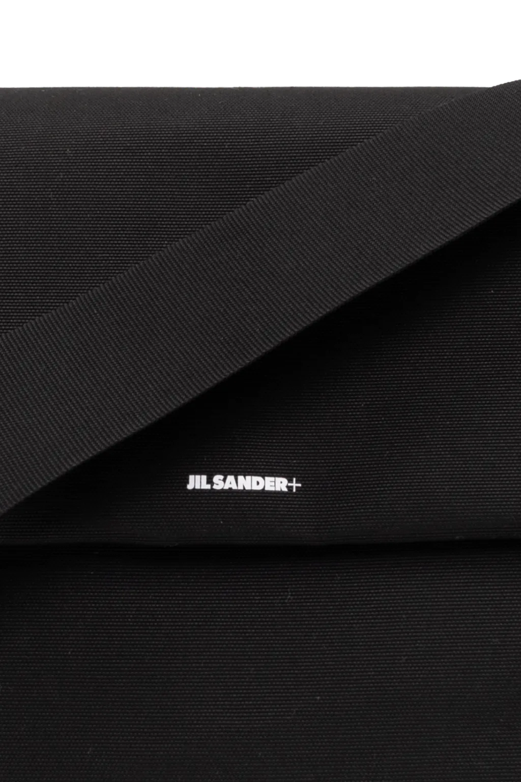 Logo Printed Foldover Shoulder Bag