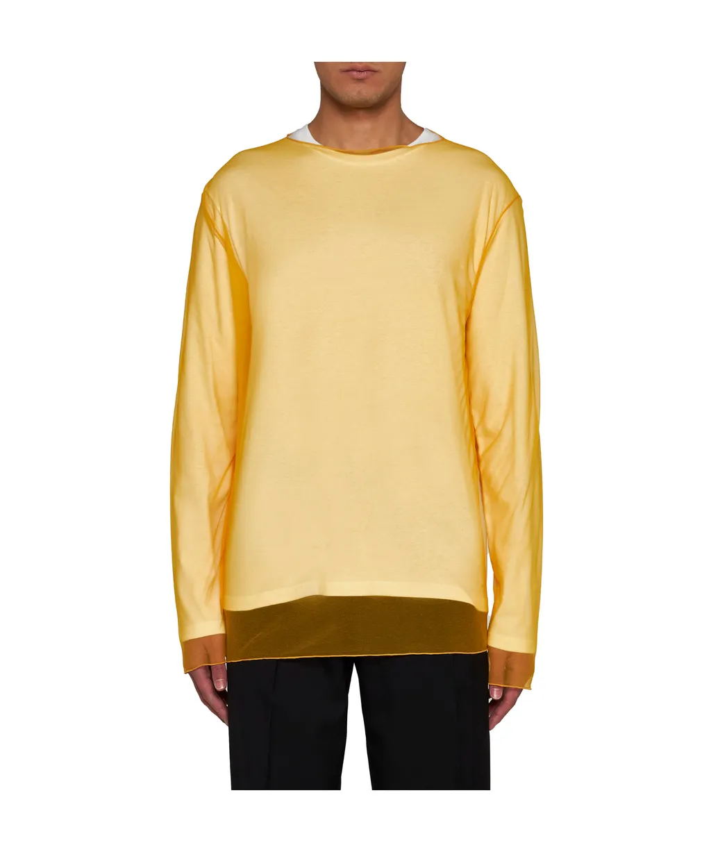 Logo Printed Long-Sleeved T-Shirt