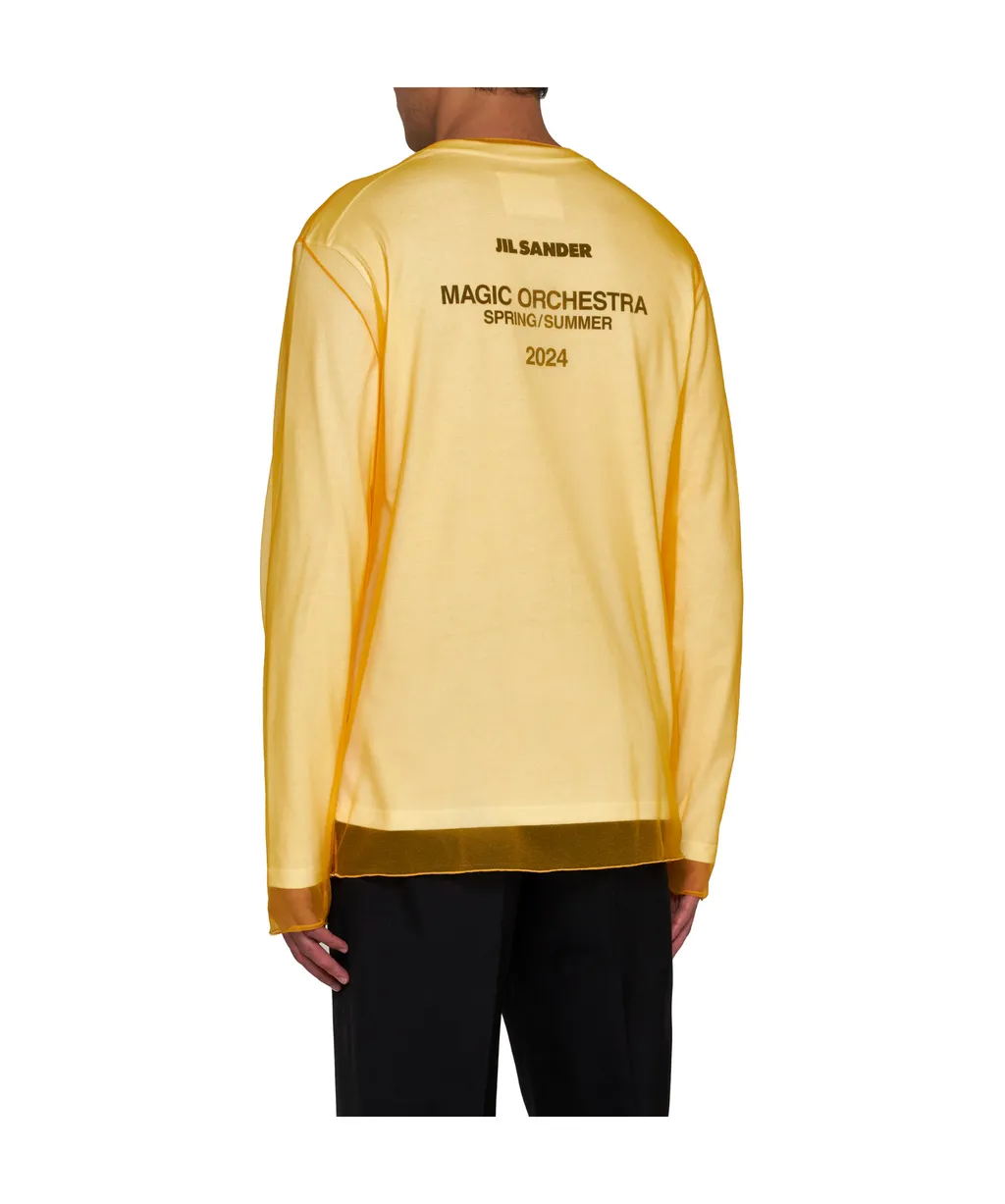 Logo Printed Long-Sleeved T-Shirt