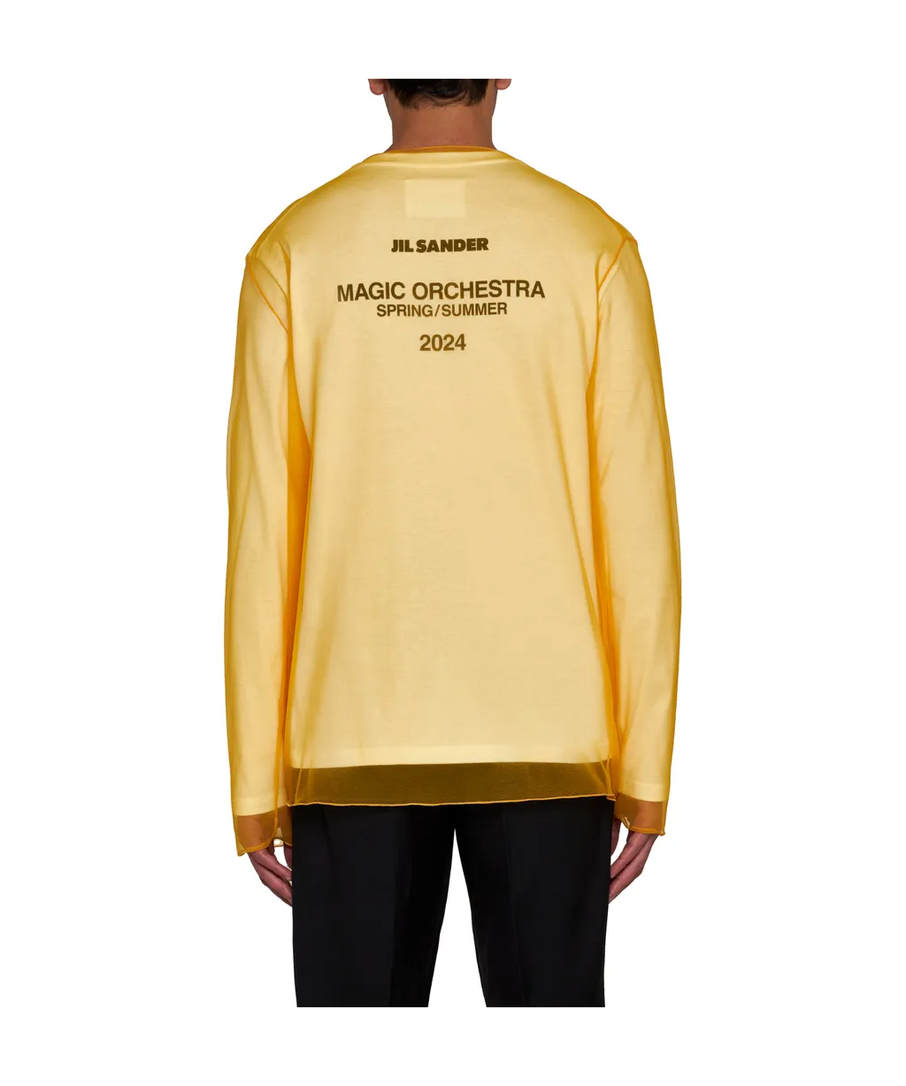 Logo Printed Long-Sleeved T-Shirt