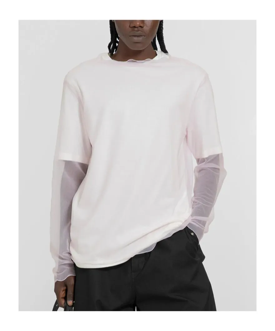 Logo Printed Layered T-Shirt