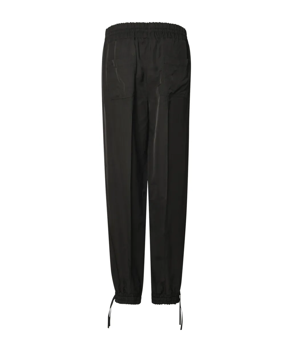 High Waist Drawstring Trousers