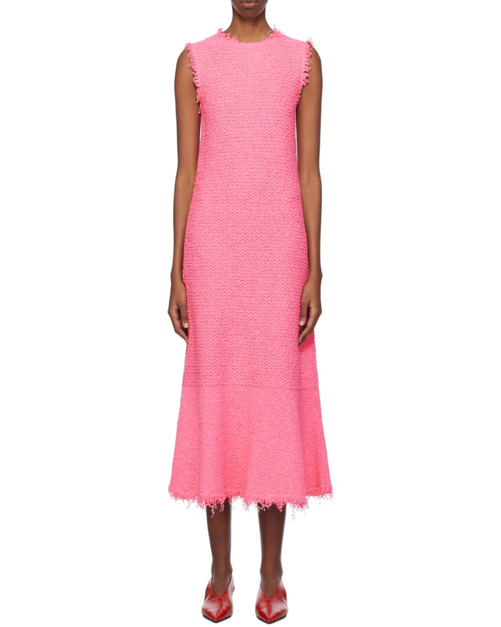 Embroidered Sleeveless Maxi Dress