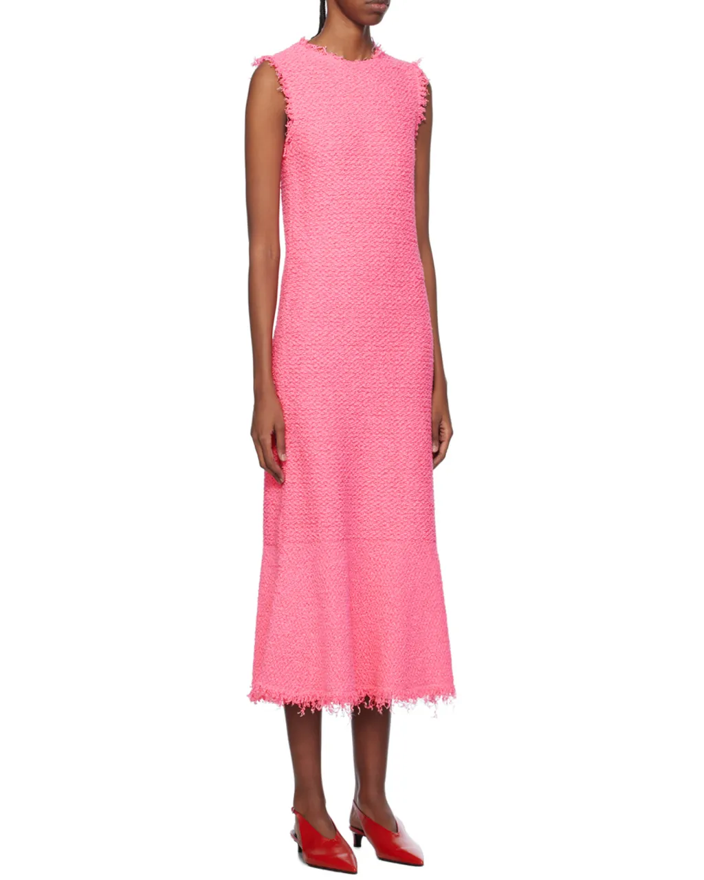 Embroidered Sleeveless Maxi Dress