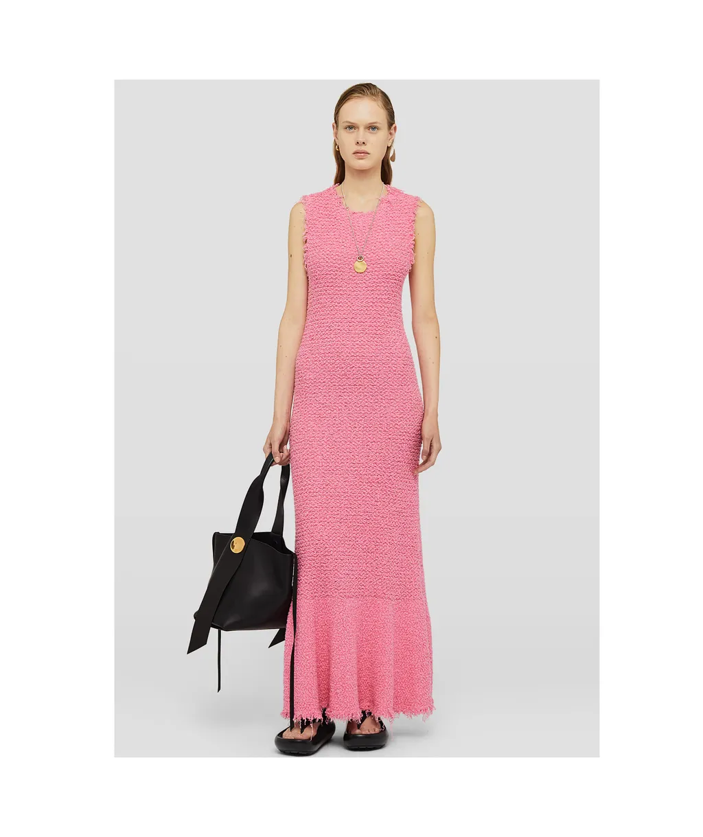 Embroidered Sleeveless Maxi Dress
