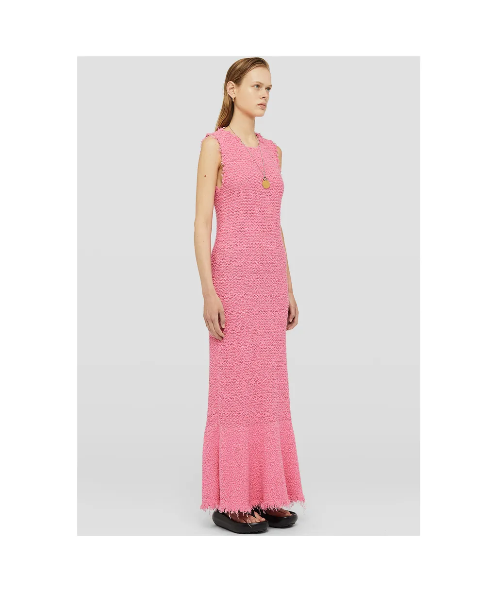 Embroidered Sleeveless Maxi Dress
