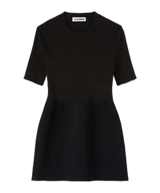 Short-Sleeve Ribbed-Knit T-Shirt