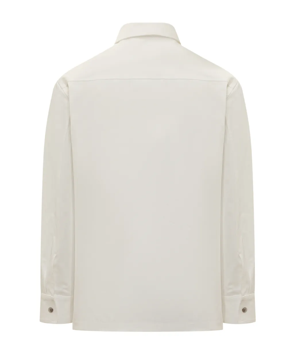 Long-Sleeved Zip-Up Shirt