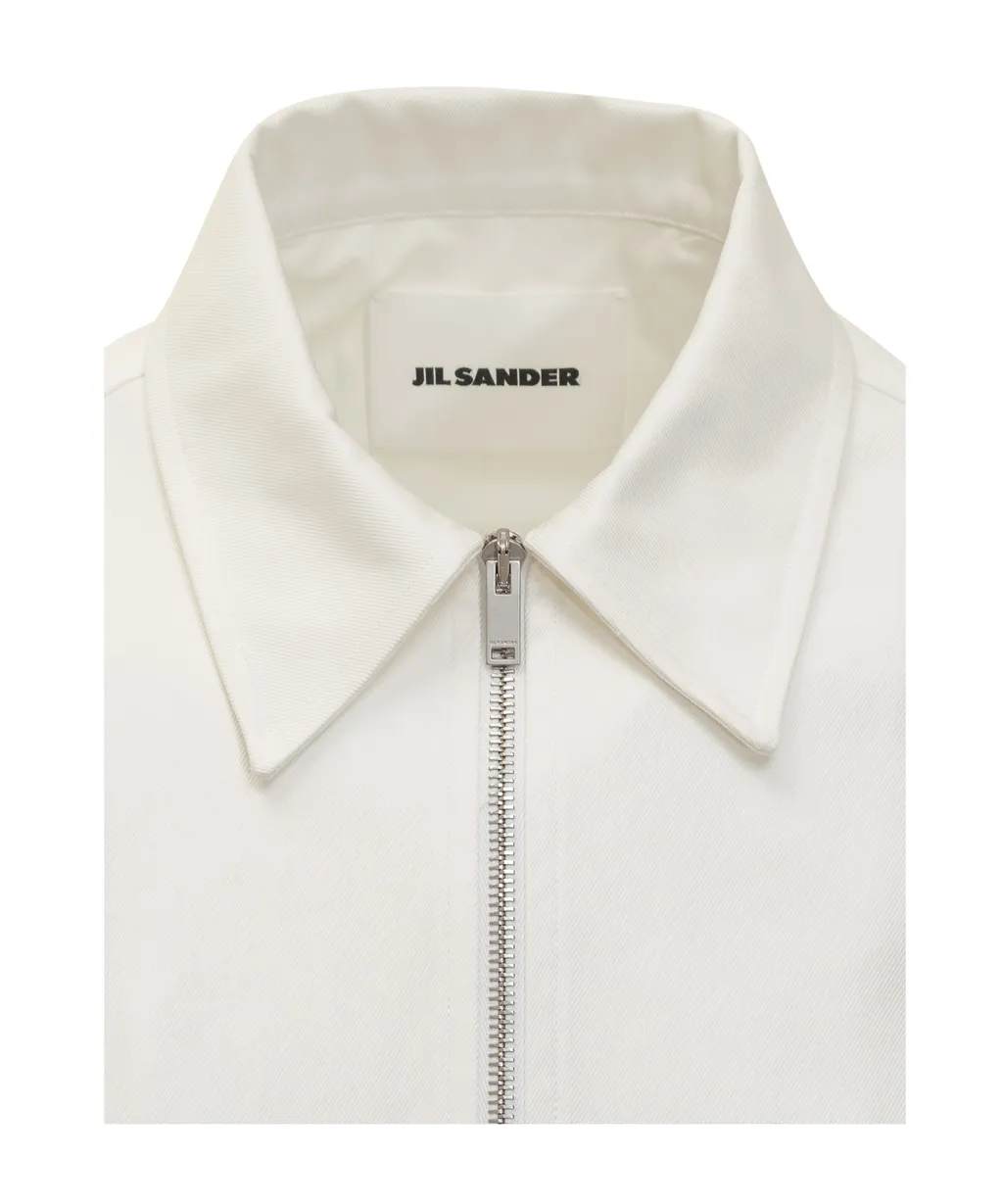 Long-Sleeved Zip-Up Shirt