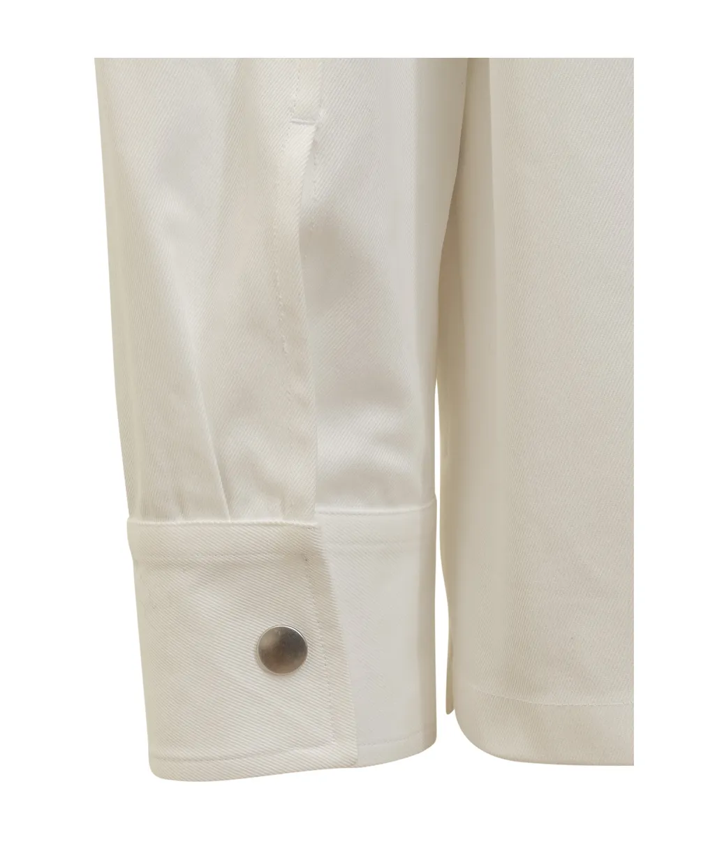 Long-Sleeved Zip-Up Shirt