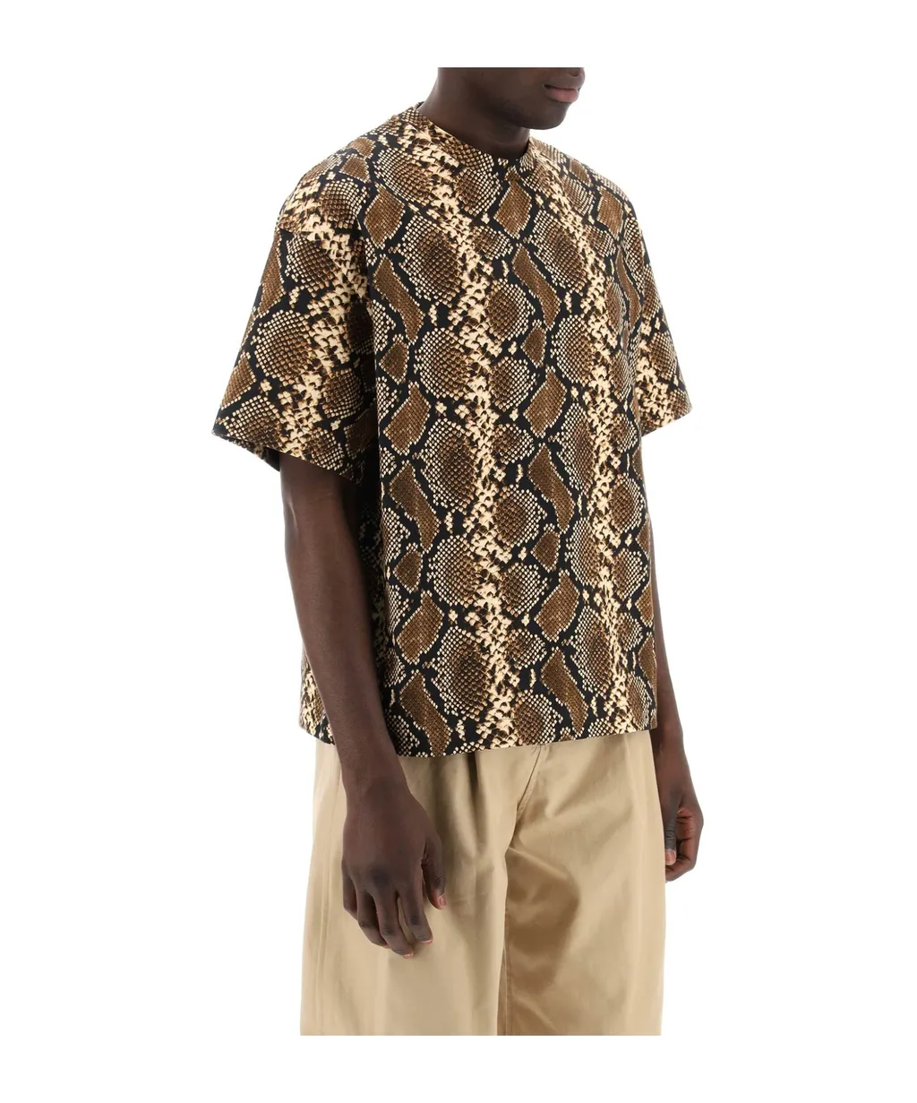 Python Printed Crewneck T-Shirt