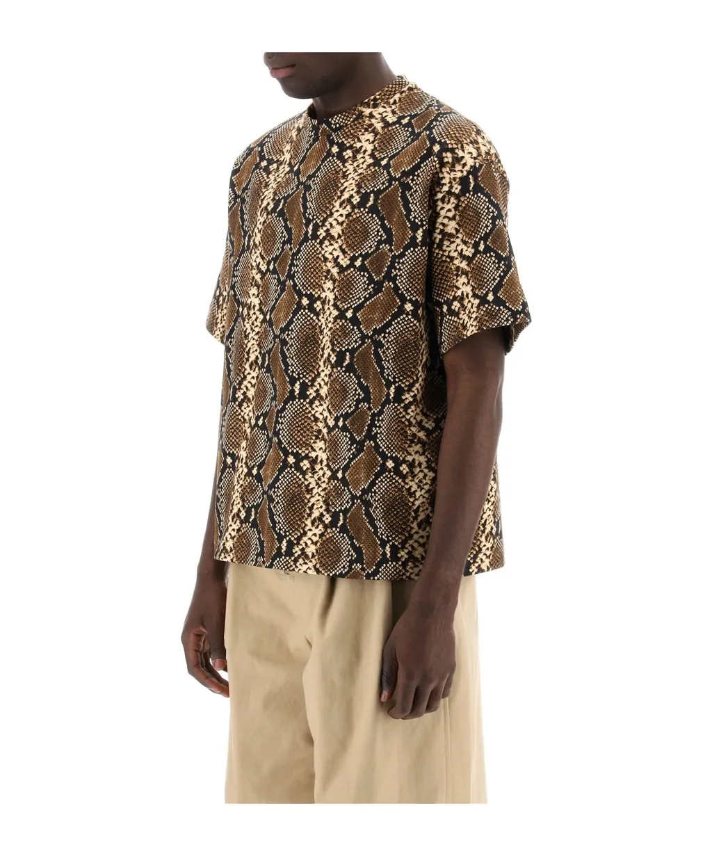 Python Printed Crewneck T-Shirt