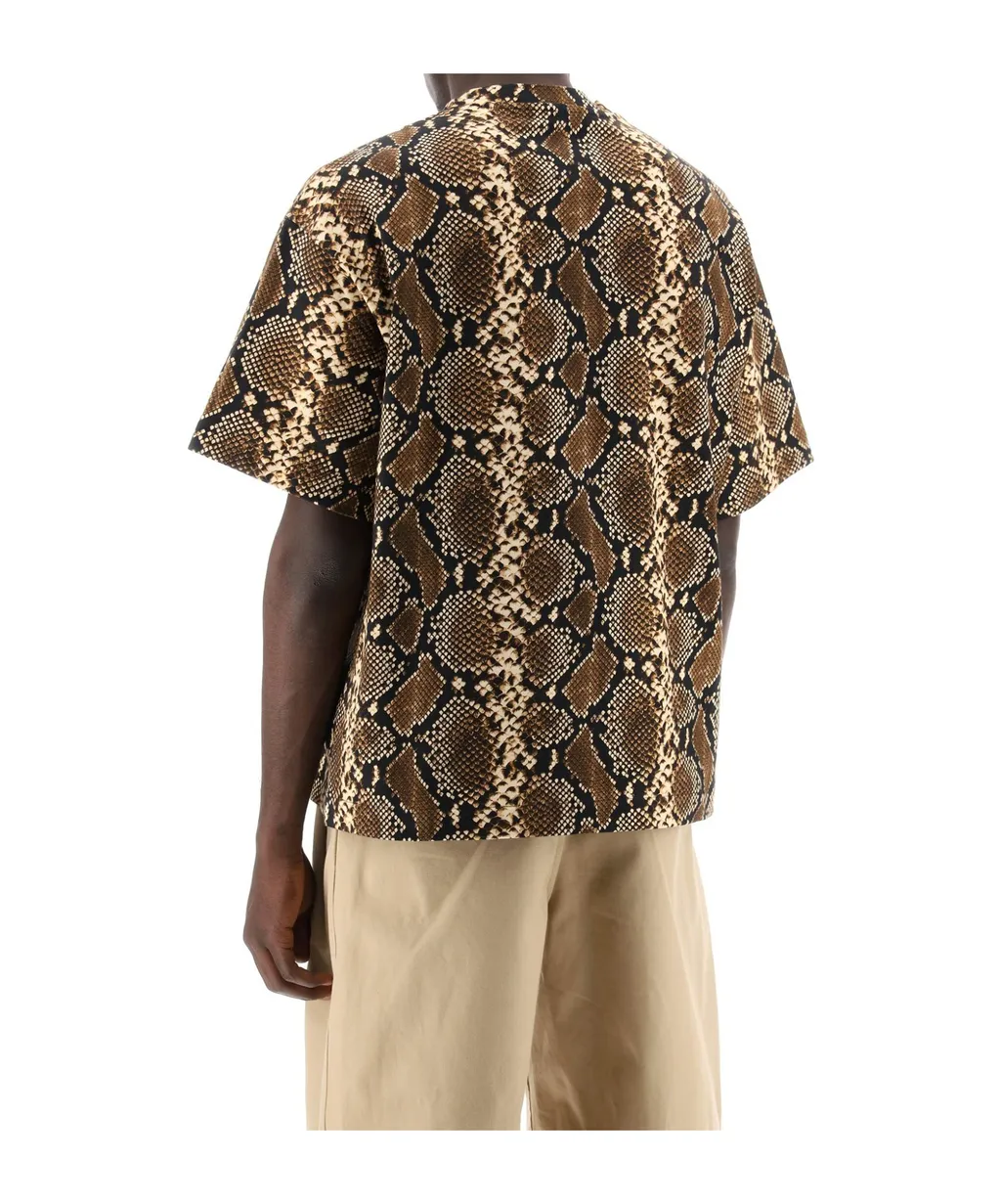 Python Printed Crewneck T-Shirt