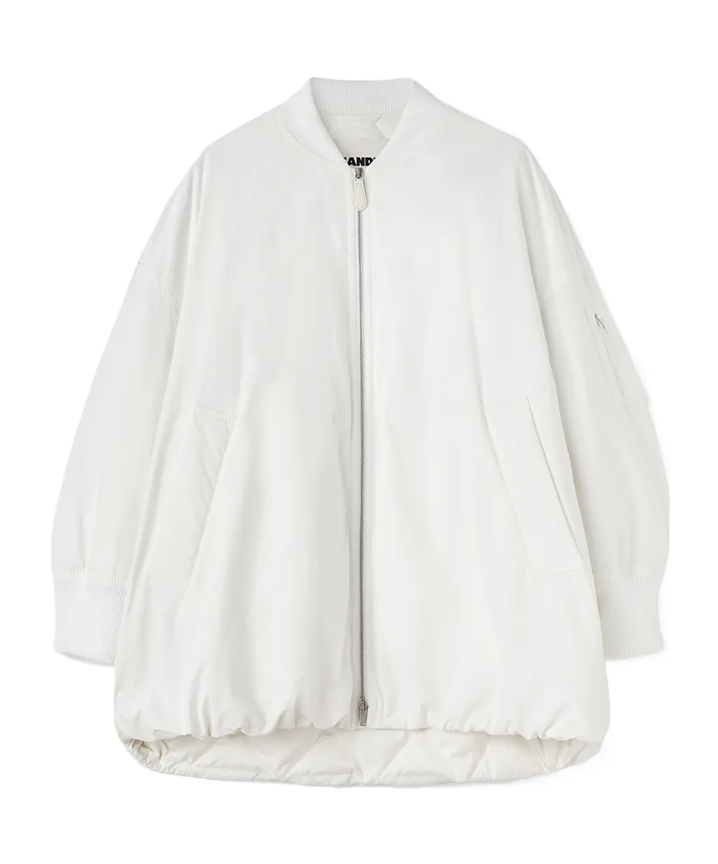 Stand-Up Collar Oversized Jacket