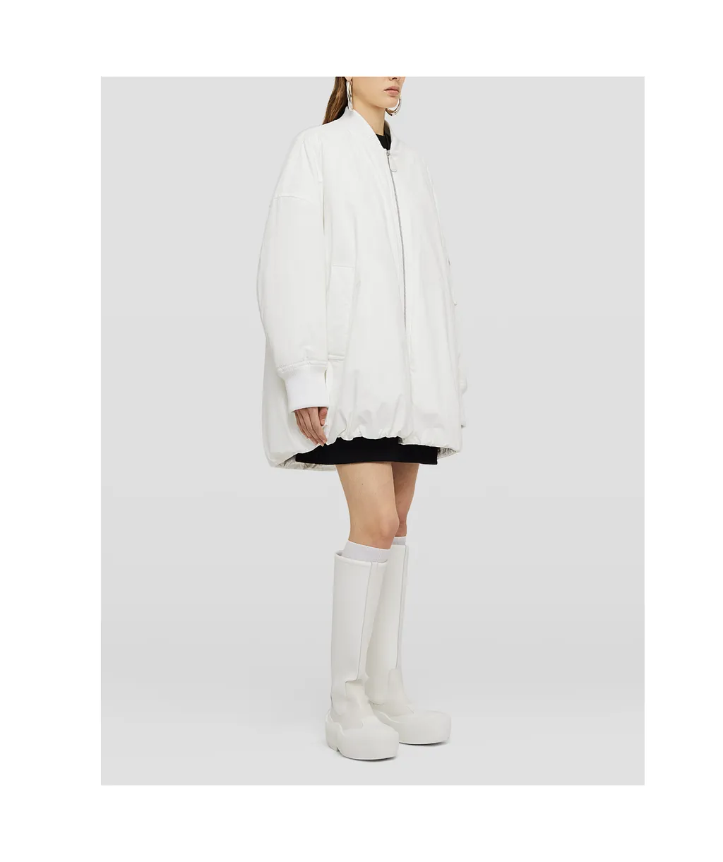 Stand-Up Collar Oversized Jacket