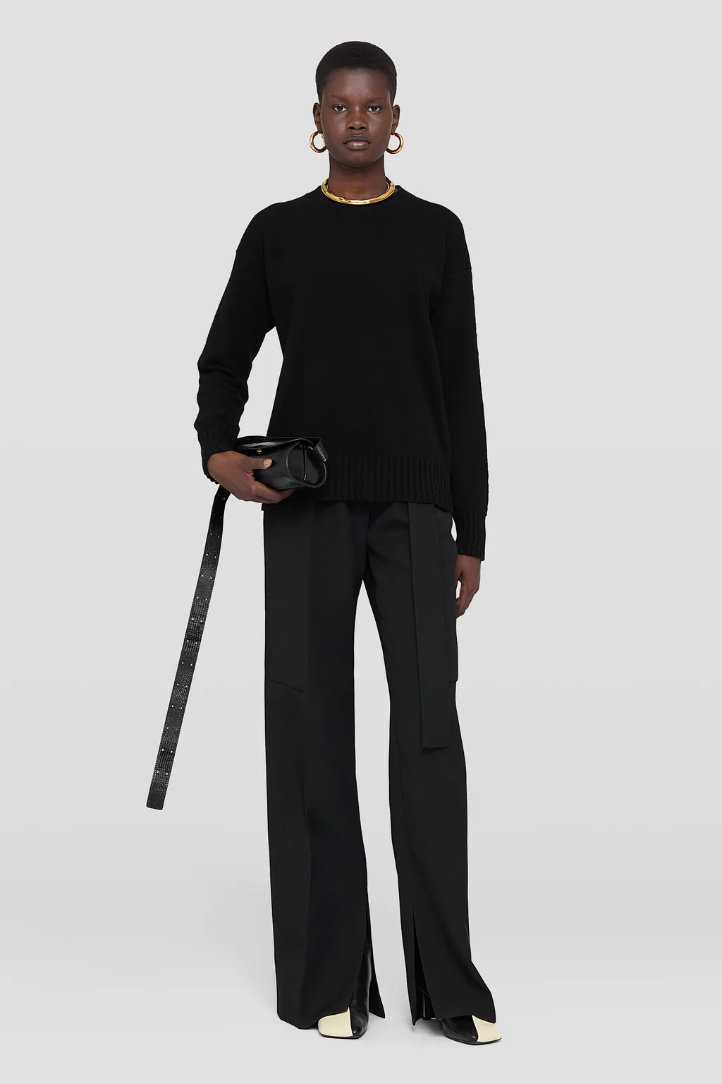 Crewneck Ribbed Jumper