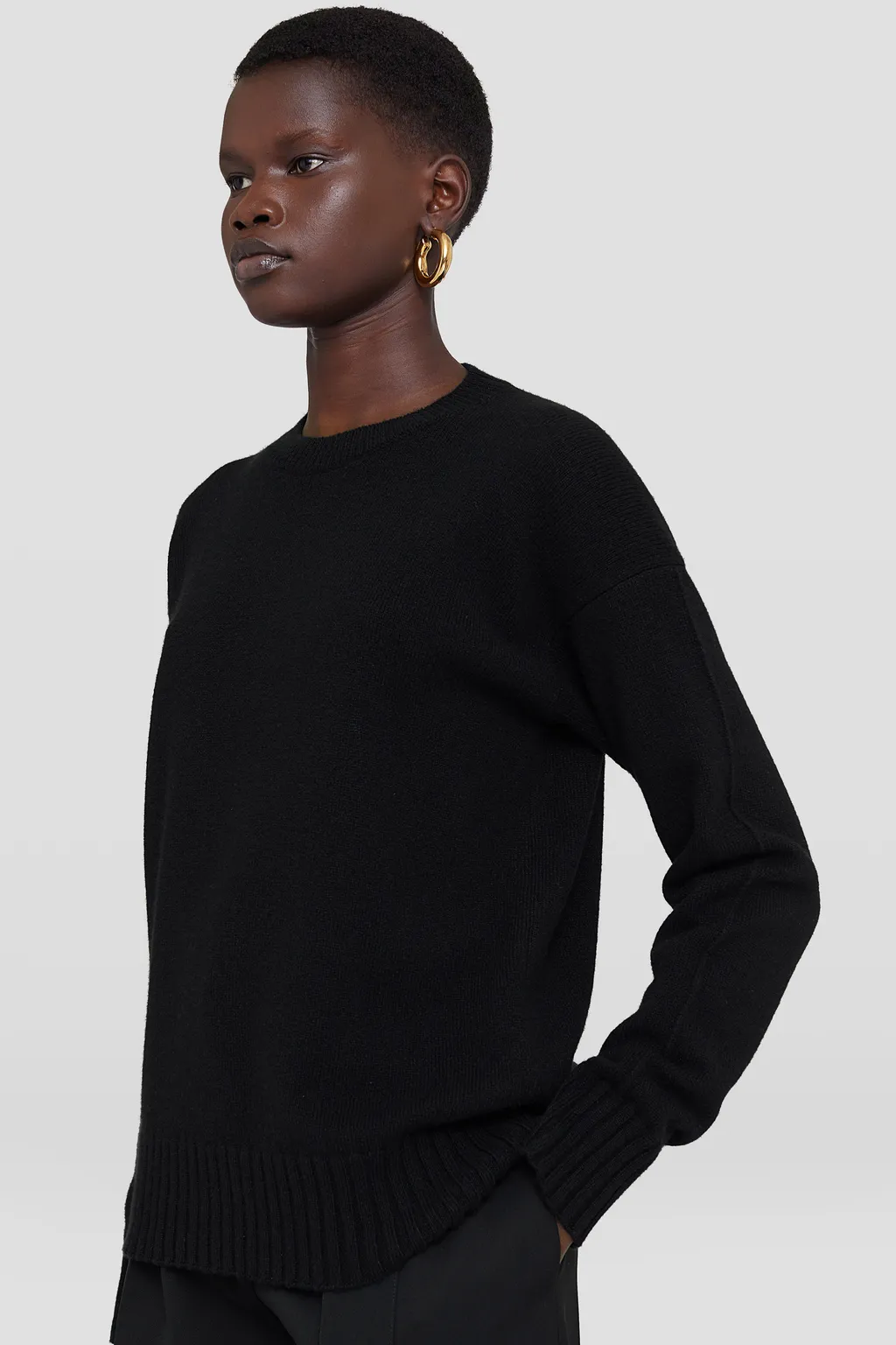 Crewneck Ribbed Jumper