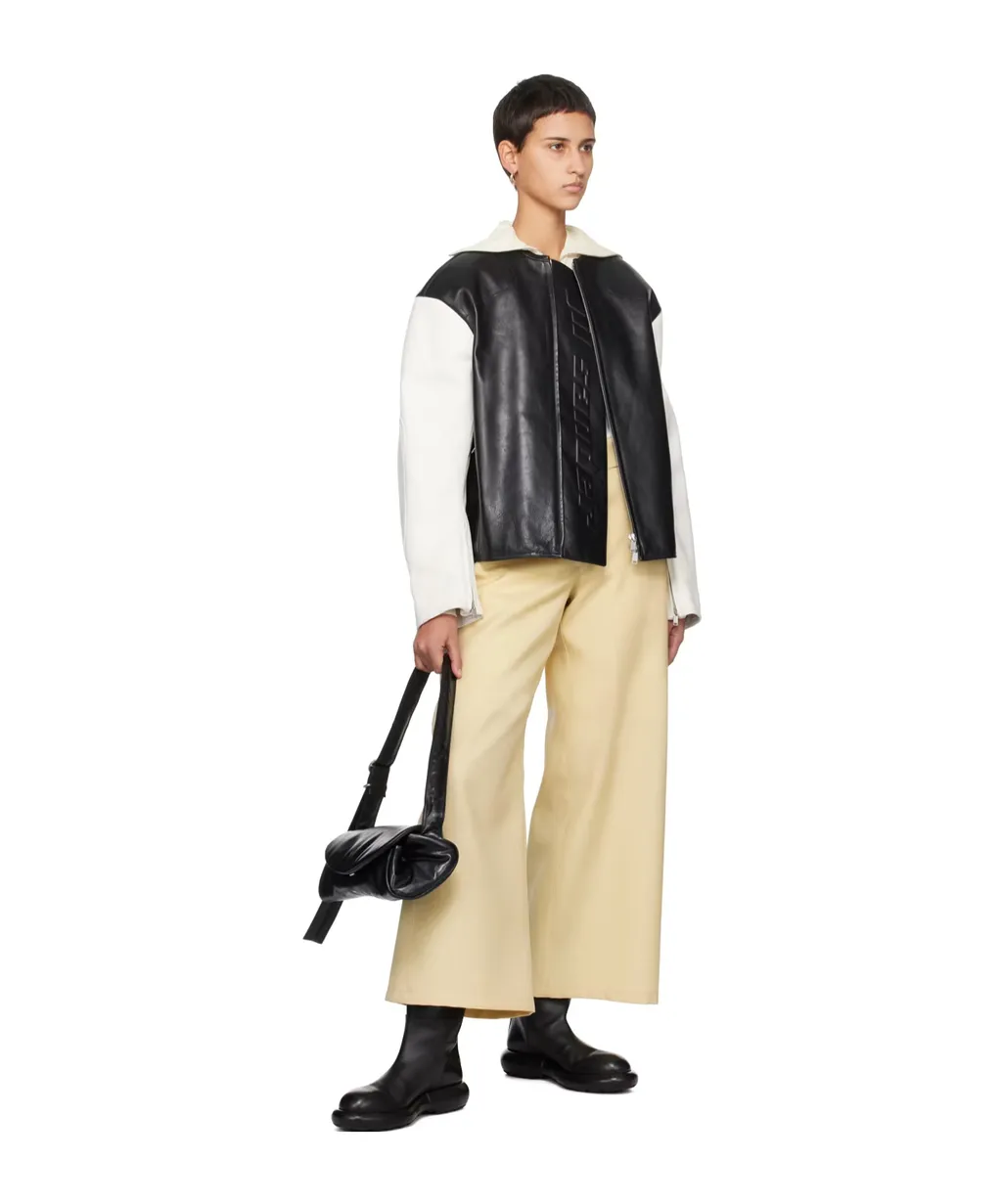 Wide-Leg Wool Trousers