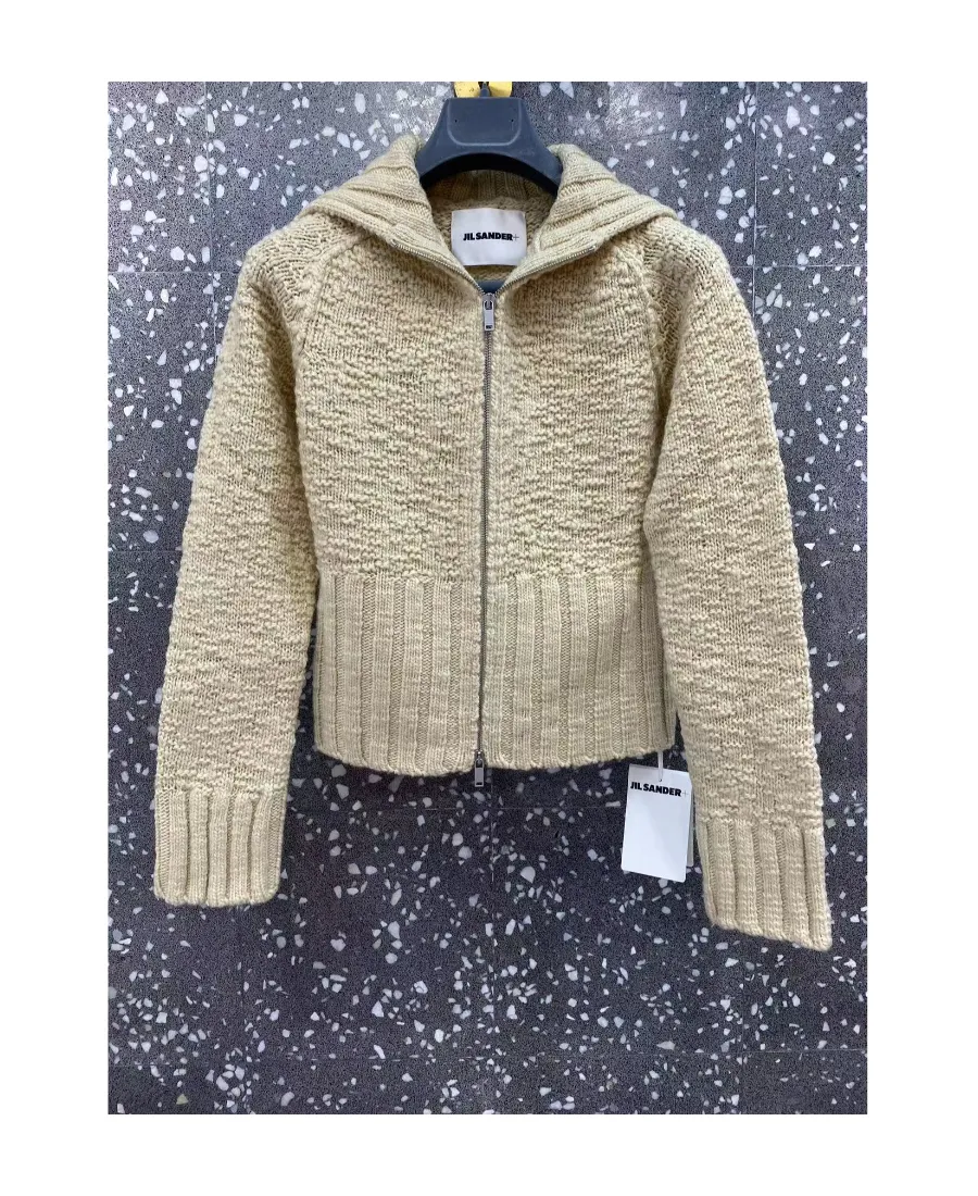 Lapel Long-Sleeved Cardigan