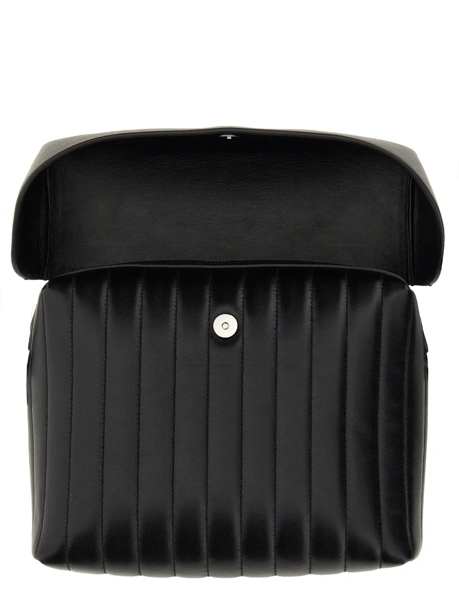 Logo Debossed Shoulder Bag