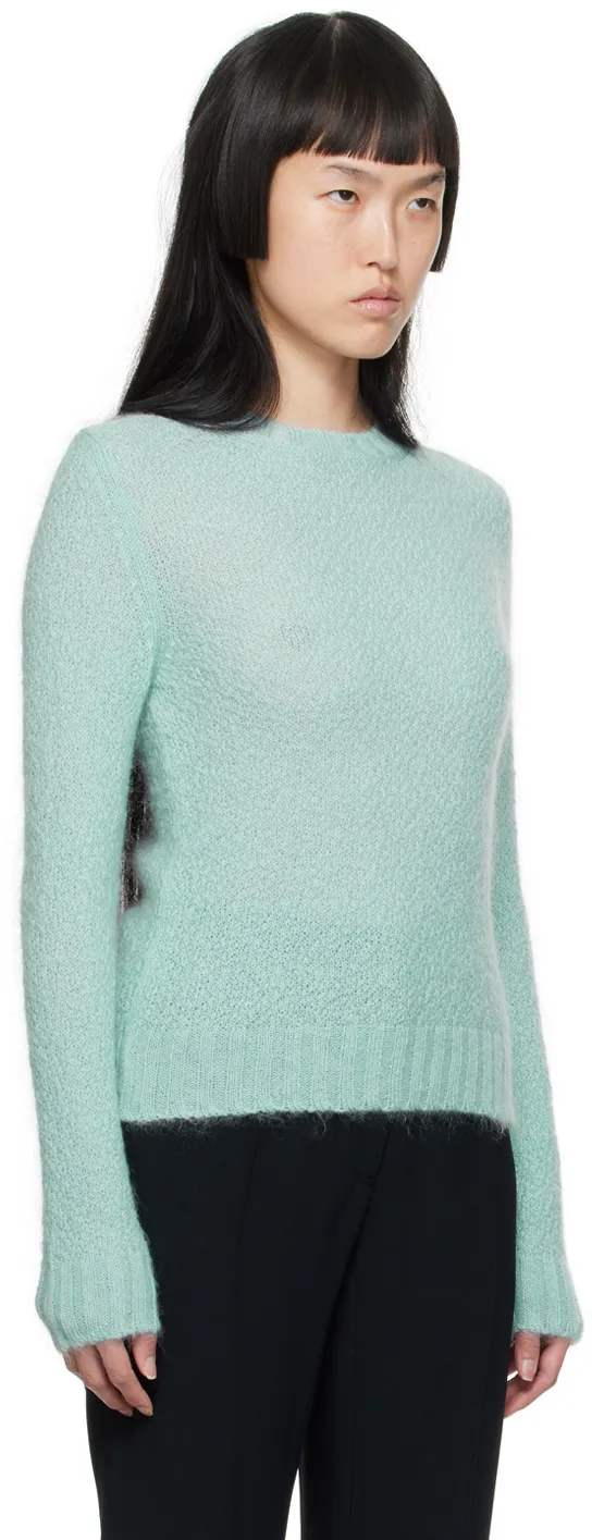 Round-Collar And Long-Sleeved Sweater