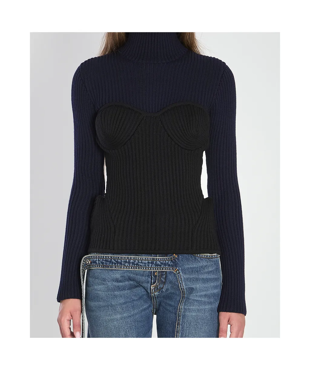 Ribbed Knit Pullover