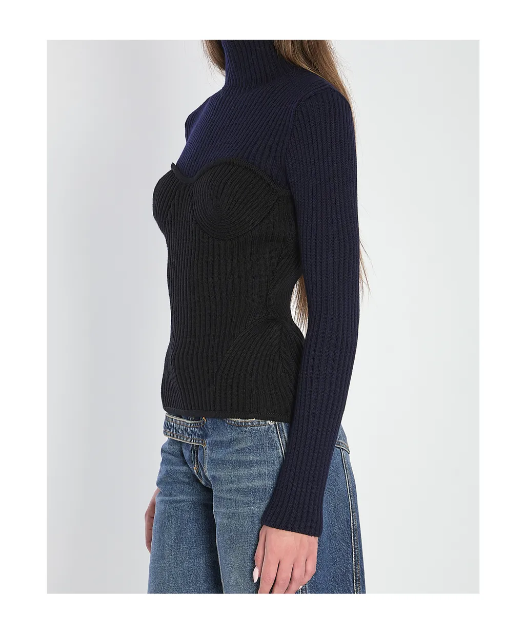 Ribbed Knit Pullover