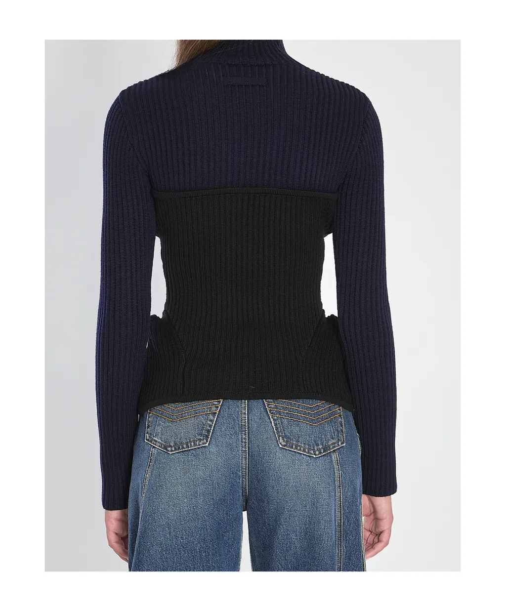 Ribbed Knit Pullover