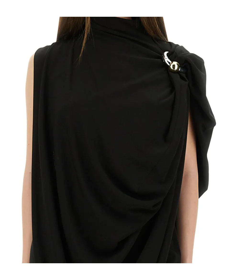 Perforated Pendant Dress