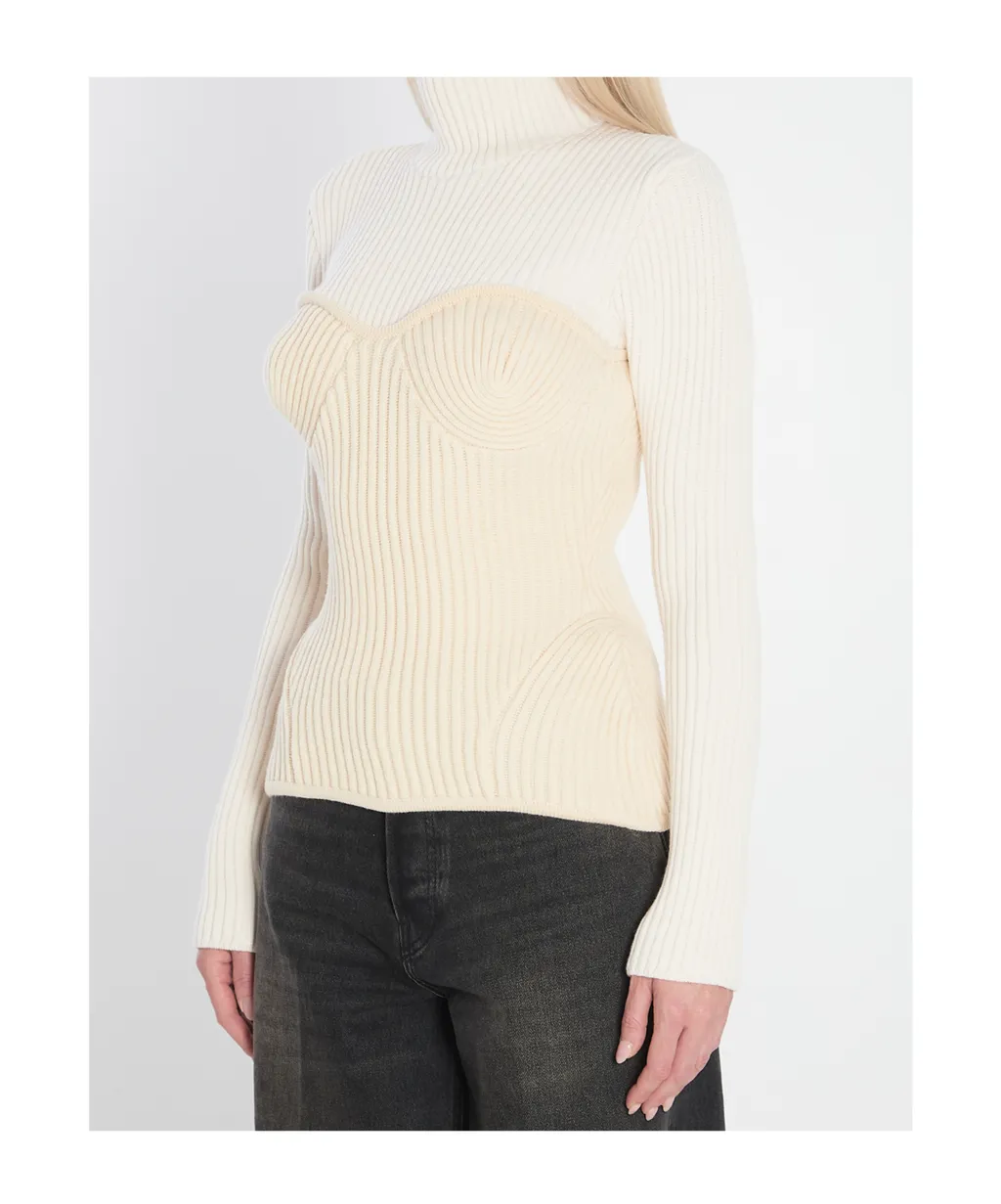 Ribbed Knit Pullover