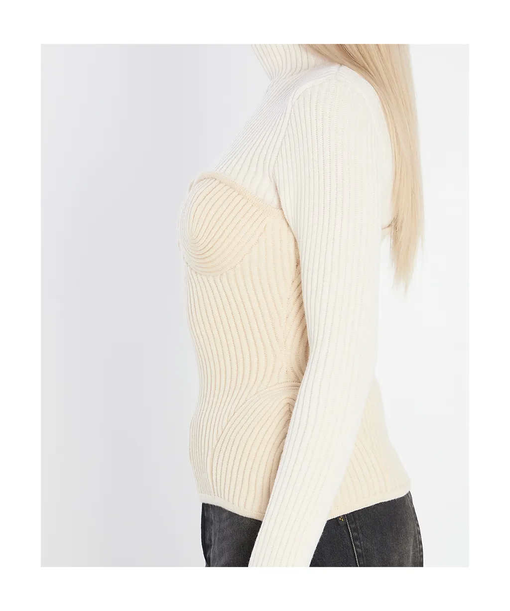 Ribbed Knit Pullover