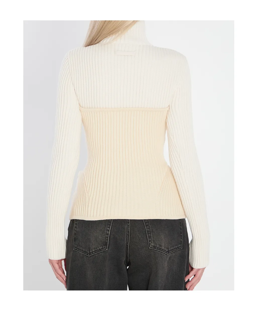 Ribbed Knit Pullover